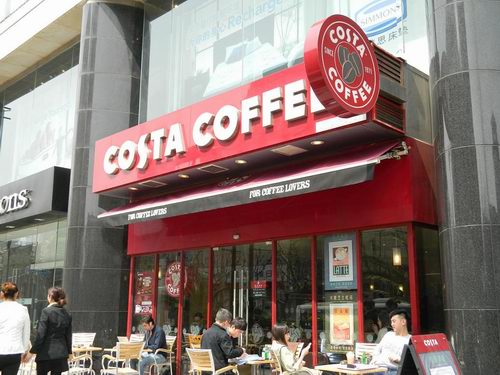 COSTA咖啡店招